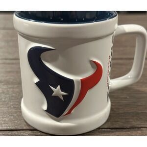 NFL HOUSTON TEXANS COFFEE‎ CUP 3D Logo GUC